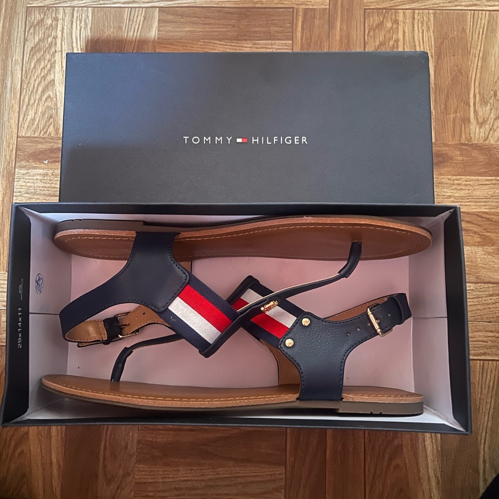 Tommy Hilfiger Women's Navy Sandals